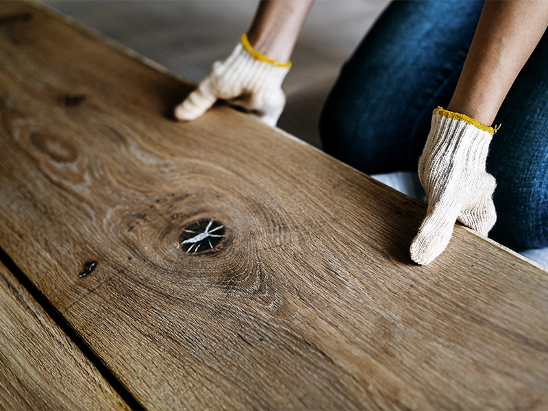 carpenter man installing wooden floor lawndale ca